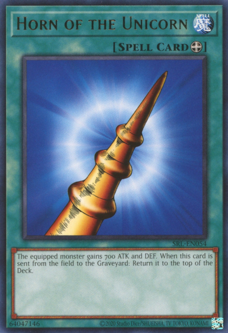 Horn of the Unicorn Card Front