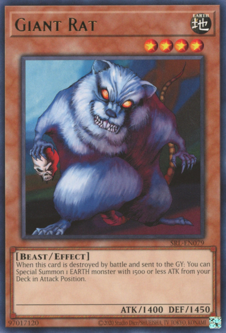 Giant Rat Card Front
