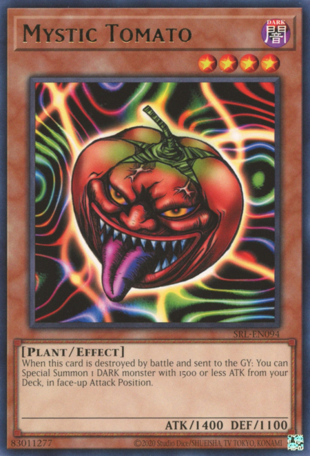 Mystic Tomato Card Front