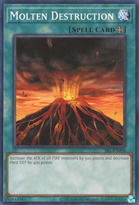 Molten Destruction Card Front