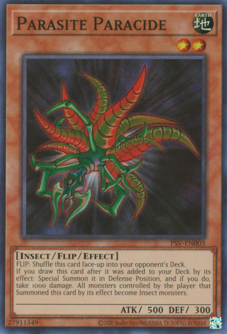 Parasite Paracide Card Front