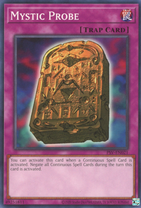 Mystic Probe Card Front