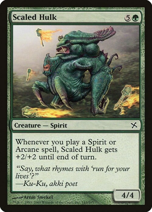 Scaled Hulk Card Front