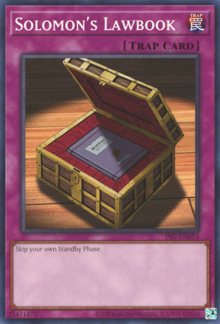 Solomon's Lawbook Card Front