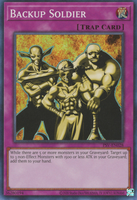 Backup Soldier Card Front