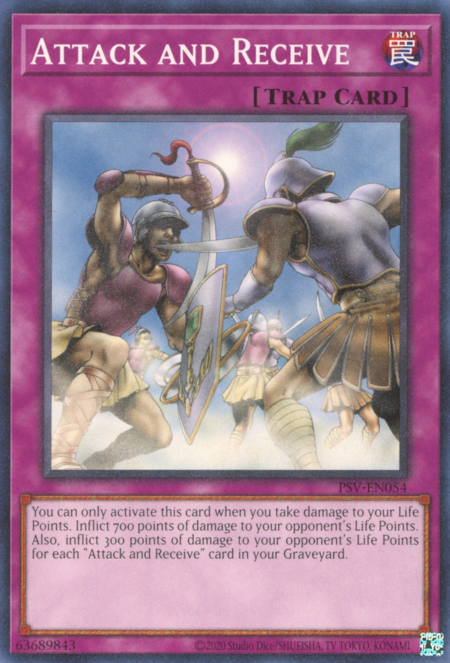 Attack and Receive Card Front