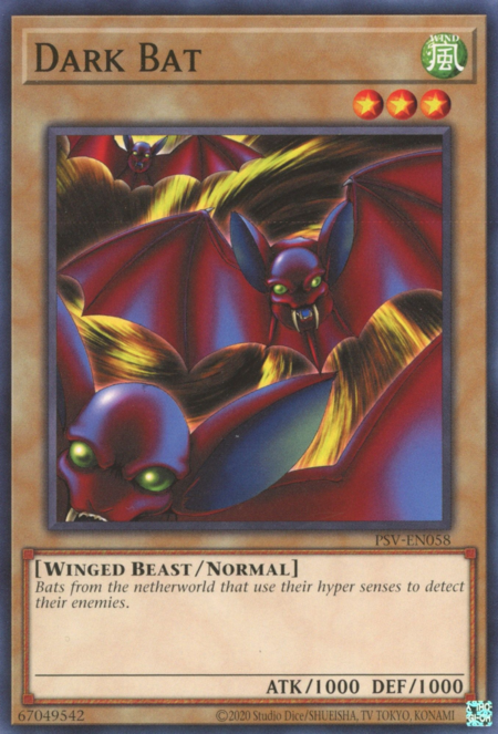 Dark Bat Card Front