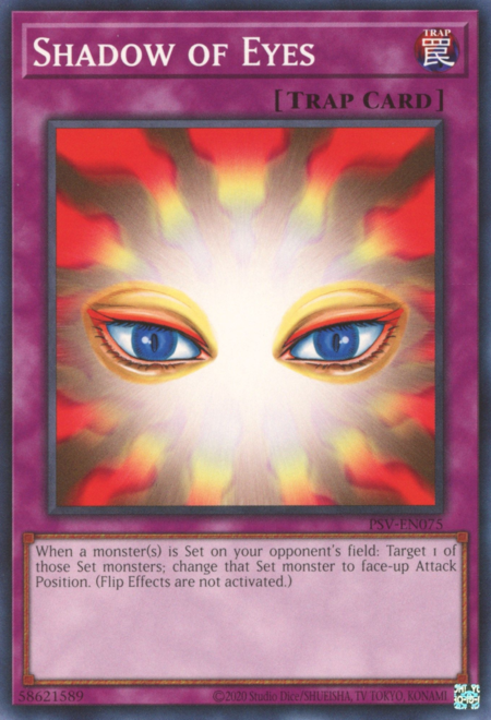 Shadow of Eyes Card Front
