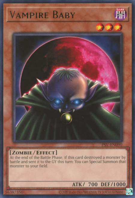 Vampire Baby Card Front
