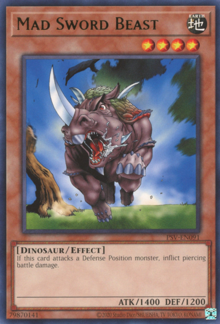 Mad Sword Beast Card Front