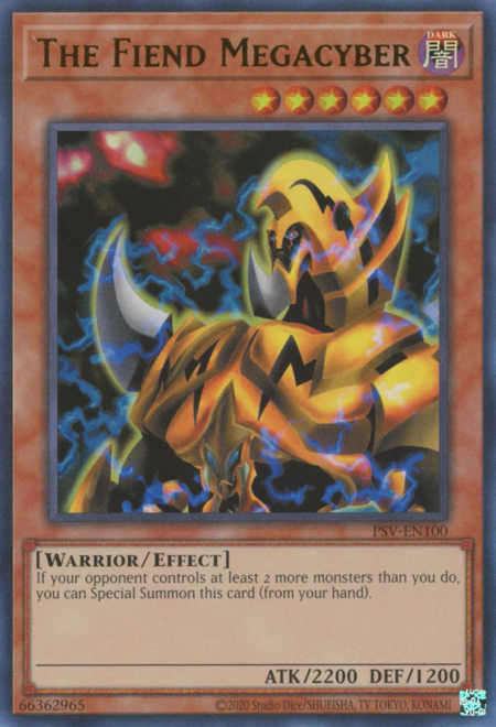 The Fiend Megacyber Card Front