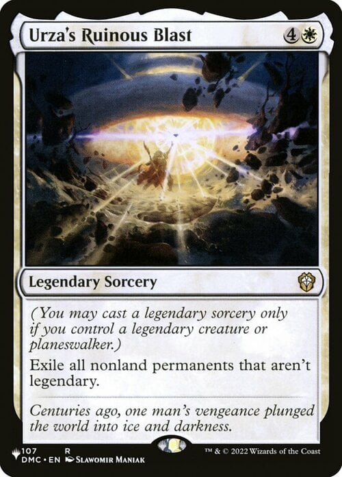 Urza's Ruinous Blast Card Front