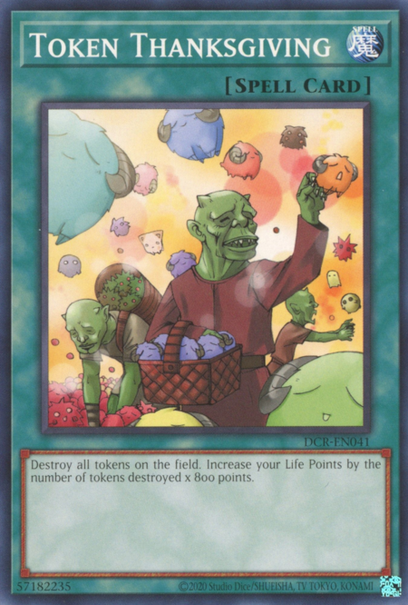 Token Thanksgiving Card Front