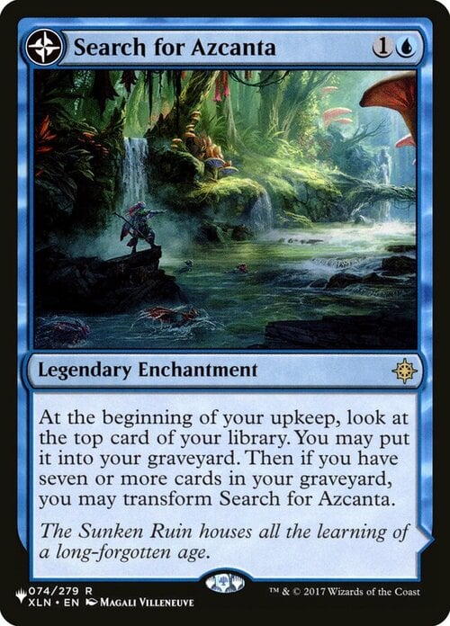 Search for Azcanta // Azcanta, the Sunken Ruin Card Front