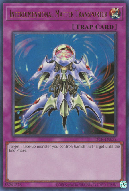 Interdimensional Matter Transporter Card Front