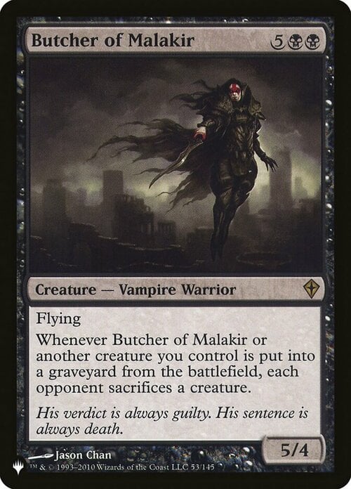 Butcher of Malakir Card Front