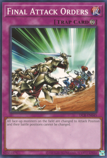Final Attack Orders Card Front