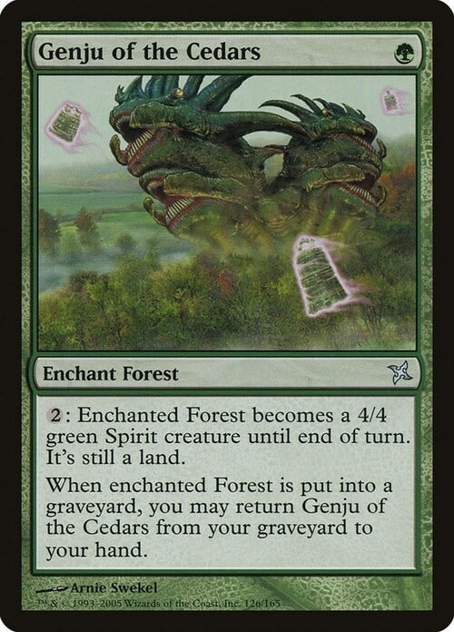 Genju of the Cedars Card Front