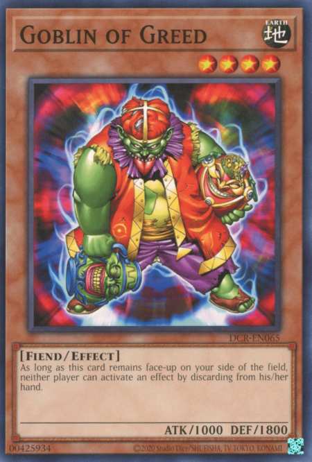 Goblin of Greed Card Front