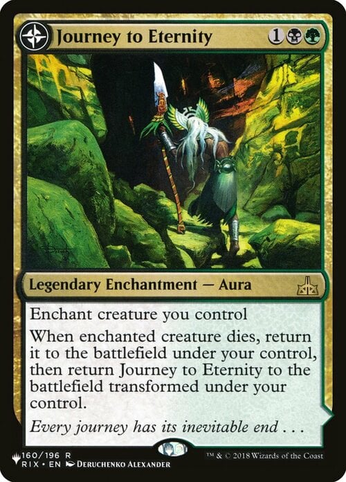 Journey to Eternity // Atzal, Cave of Eternity Card Front