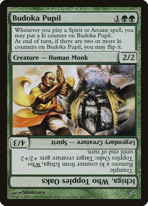Budoka Pupil // Ichiga, Who Topples Oaks Card Front