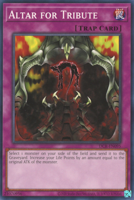 Altar for Tribute Card Front