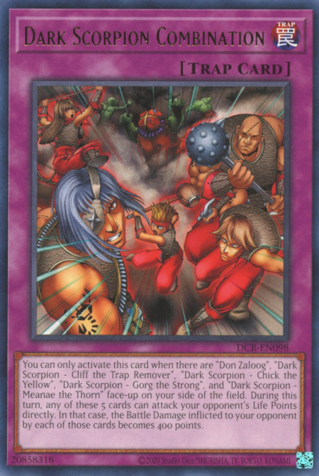 Dark Scorpion Combination Card Front