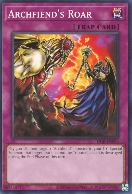 Archfiend's Roar Card Front