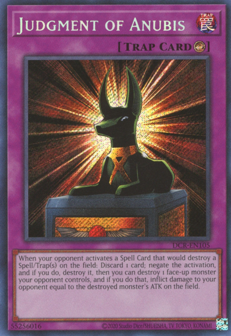 Judgment of Anubis Card Front