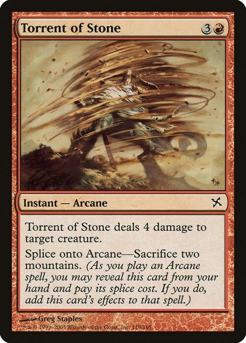 Torrent of Stone Card Front