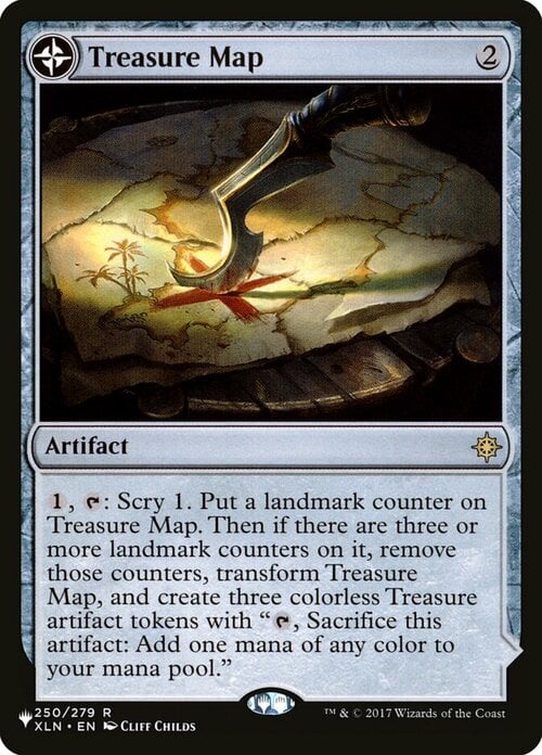 Treasure Map // Treasure Cove Card Front