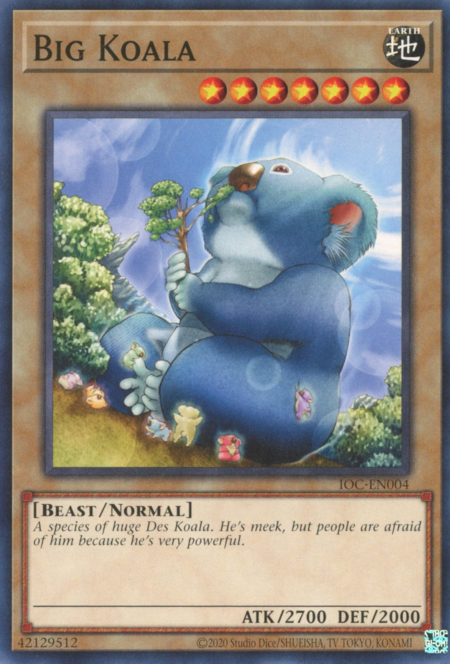 Grande Koala Card Front