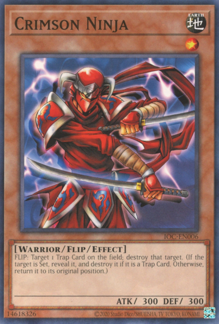 Crimson Ninja Card Front