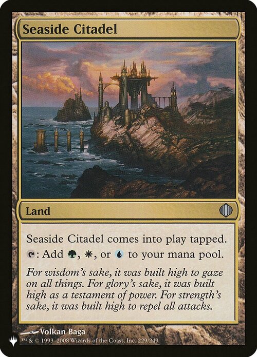 Seaside Citadel Card Front