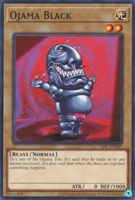 Ojama Black Card Front