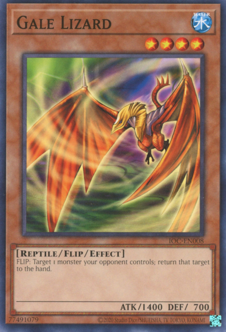 Gale Lizard Card Front