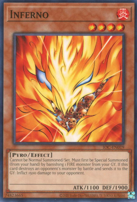 Inferno Card Front