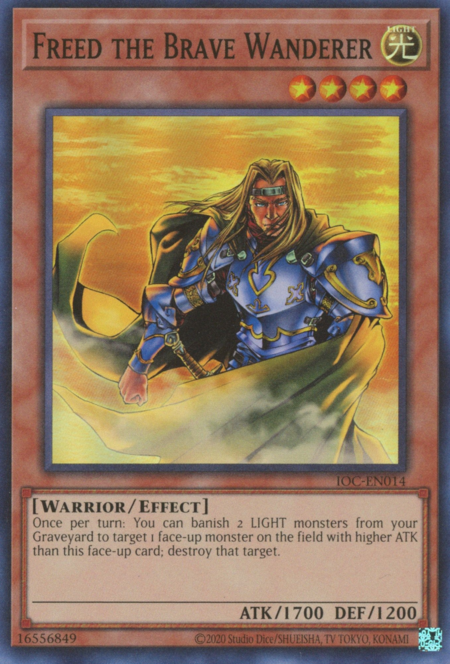 Freed the Brave Wanderer Card Front