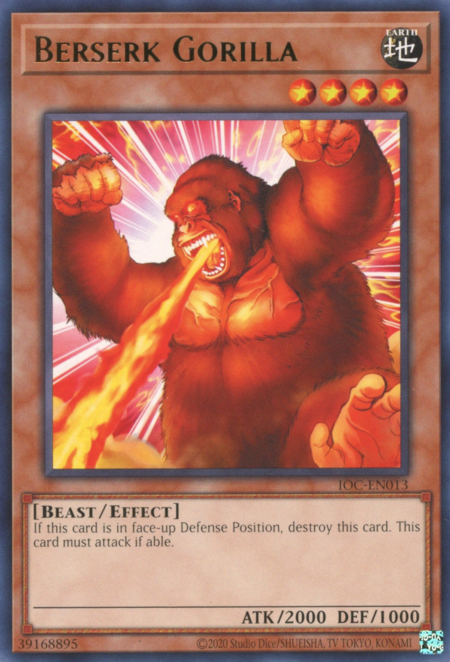 Berserk Gorilla Card Front