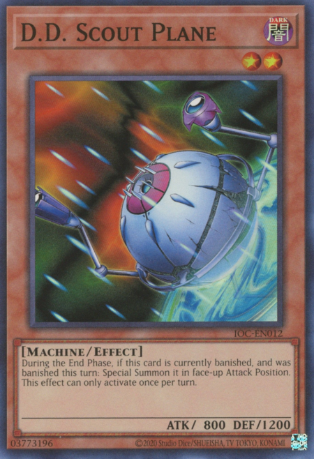 D.D. Scout Plane Card Front