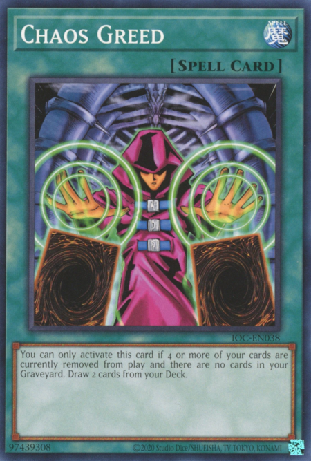 Chaos Greed Card Front