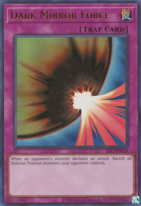 Dark Mirror Force Card Front