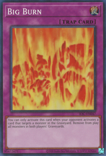 Big Burn Card Front