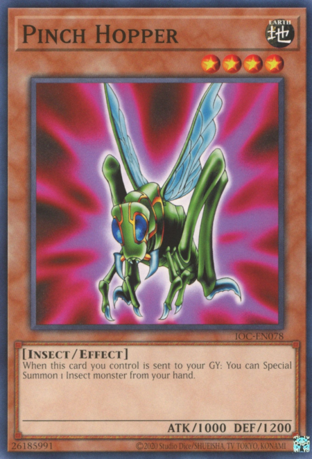 Pinch Hopper Card Front