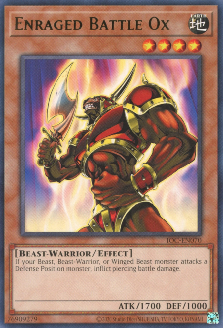 Enraged Battle Ox Card Front