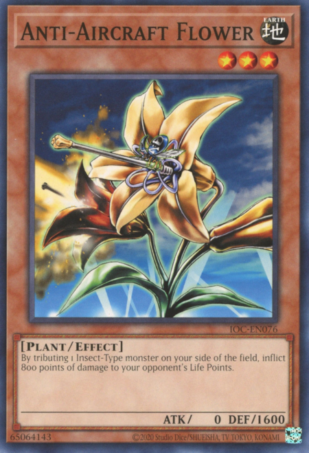 Anti-Aircraft Flower Card Front