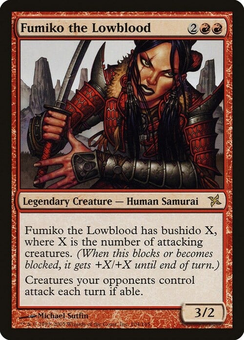 Fumiko the Lowblood Card Front