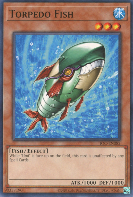 Torpedo Fish Card Front
