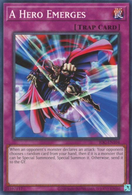 A Hero Emerges Card Front