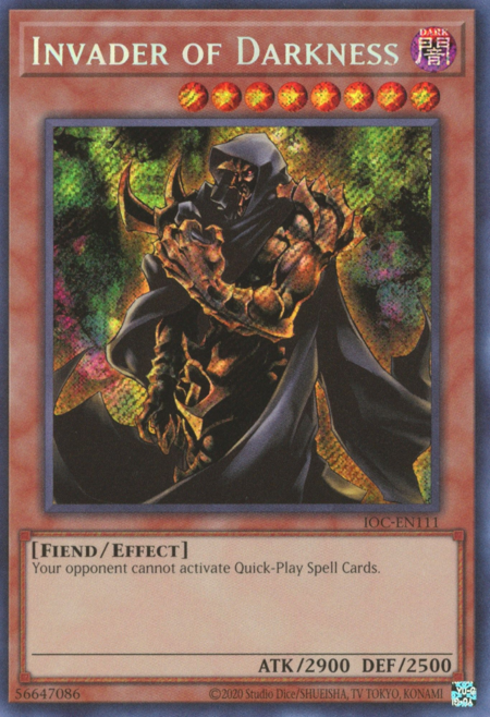 Invader of Darkness Card Front